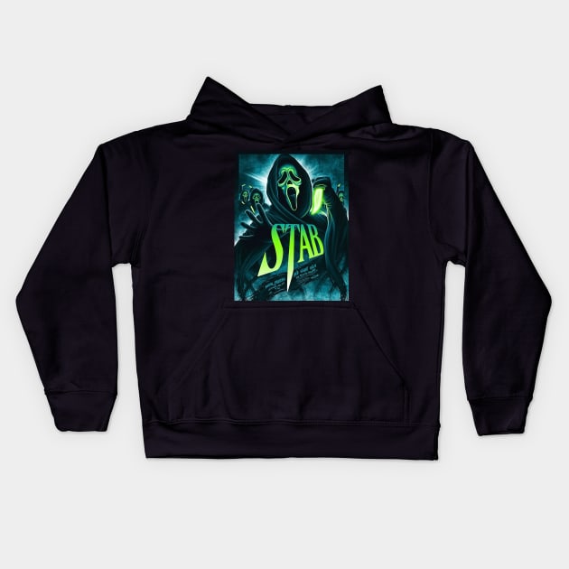 Scream movie - Stab Movie Kids Hoodie by oakley0